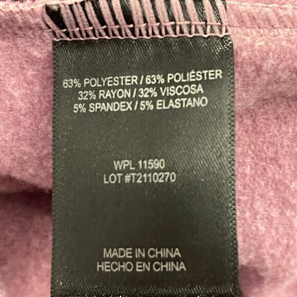 32 Degrees Heat Pullover Women's Medium Mauve Sweatshirt Long Sleeves - Picture 12 of 12